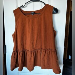 Torrid Women's Rust Sleeveless Tank Top